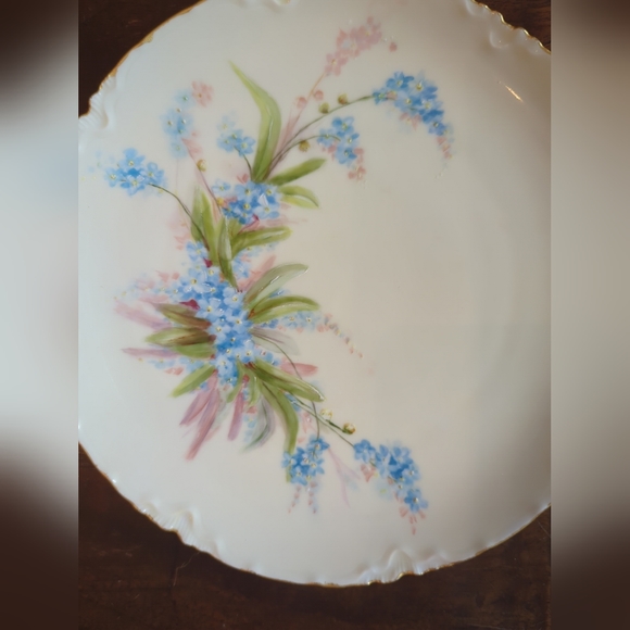 Set 4 Antique hand painted H&C France decorative plates 8.5" excellent conditio - Picture 11 of 11